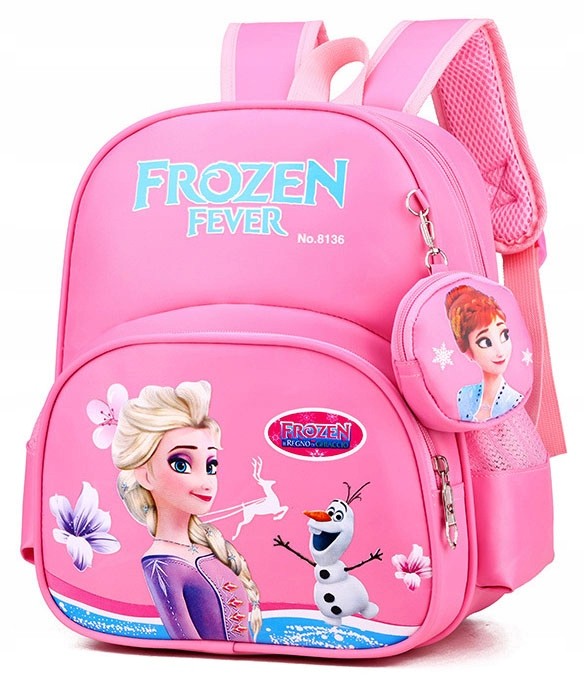 Školský batoh FROZEN pre predškolské deti s peňaženkou